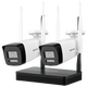 Caméras de surveillance Maison – Kit 2 Caméras Wi-Fi 4MP + Enregistreur 4 Canaux