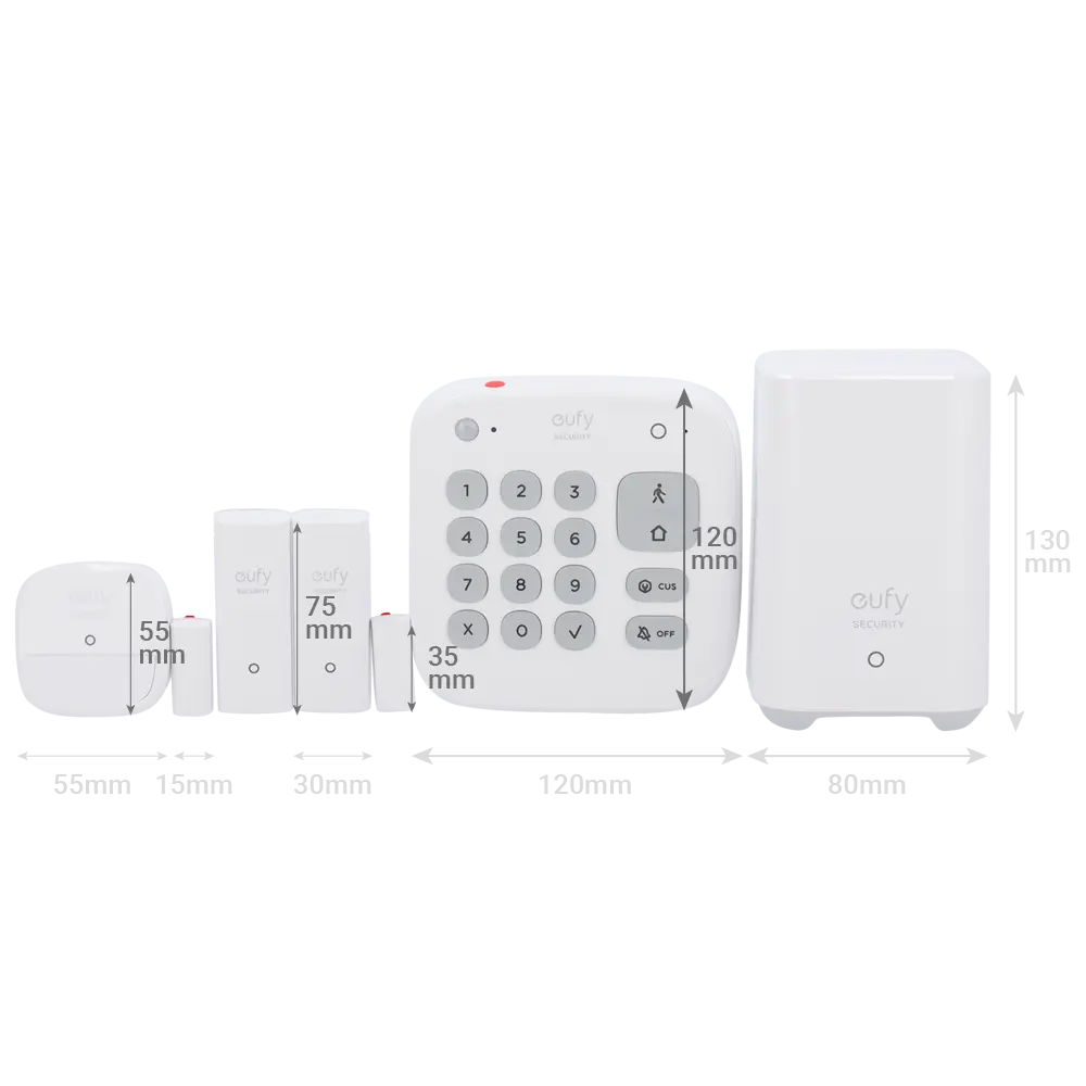 Eufy - Kit d'Alarme - EUFY-ALARM-KIT5 Eufy
