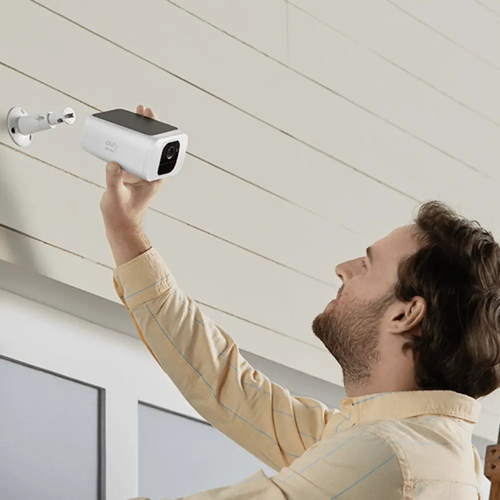 Eufy – Caméra Wi-Fi Extérieure solaire Sécurité Max