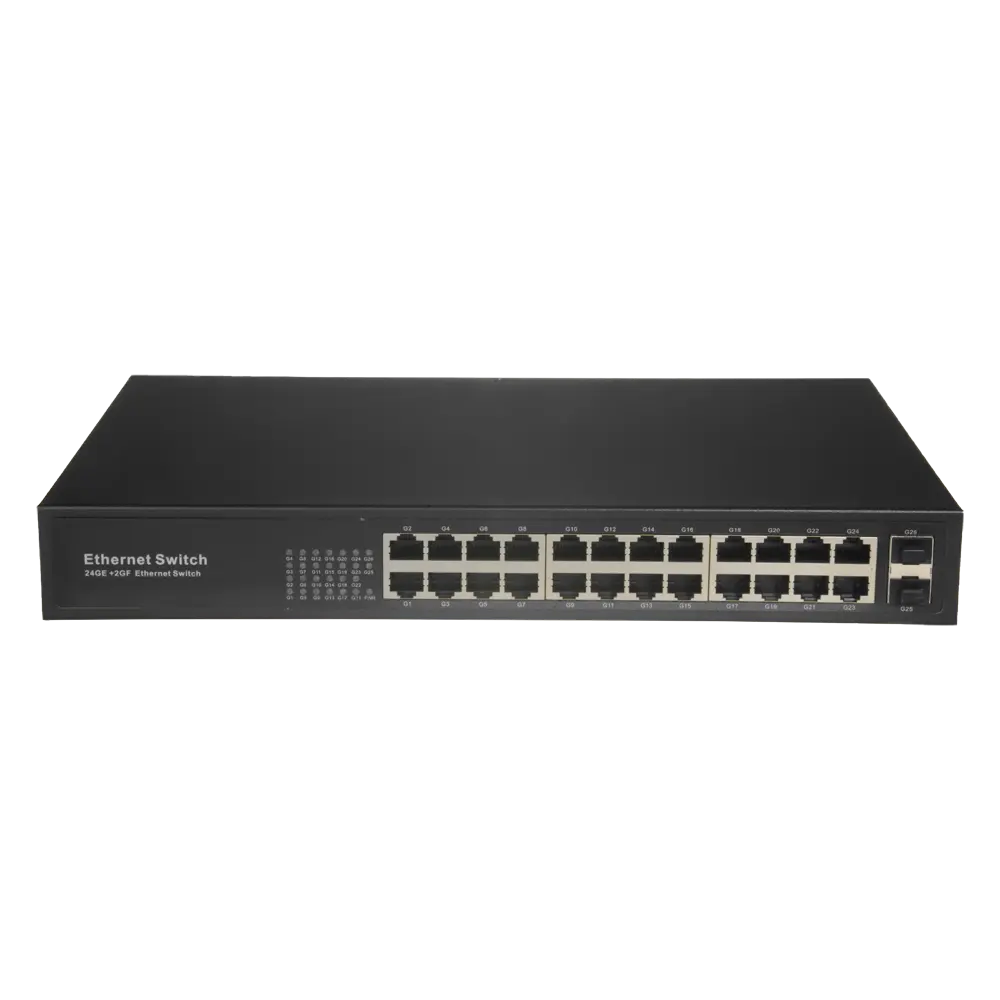 Gigabit - Switch Ethernet 24 ports RJ45 + 2 ports SFP gigabit
