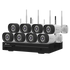 Nivian - Kit WiFi 8 Caméras 3MP + Enregistreur 16 canaux Sécurité Max