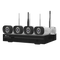 Nivian - Kit caméras WiFi 4 Caméras 3MP avec Enregistreur 16 Canaux Sécurité Max