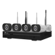 Nivian - Kit caméras WiFi 4 Caméras 3MP avec Enregistreur 16 Canaux Sécurité Max