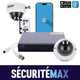 Caméras de surveillance Maison – Kit 4 Dômes 5MP + Enregistreur