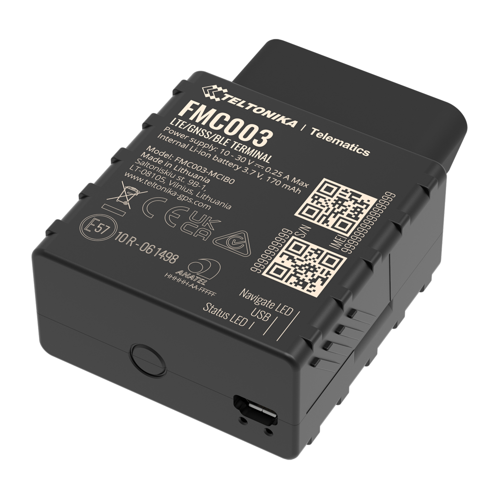 Teltonika - Tracker Plug & Play pour Véhicules Connexion OBD
