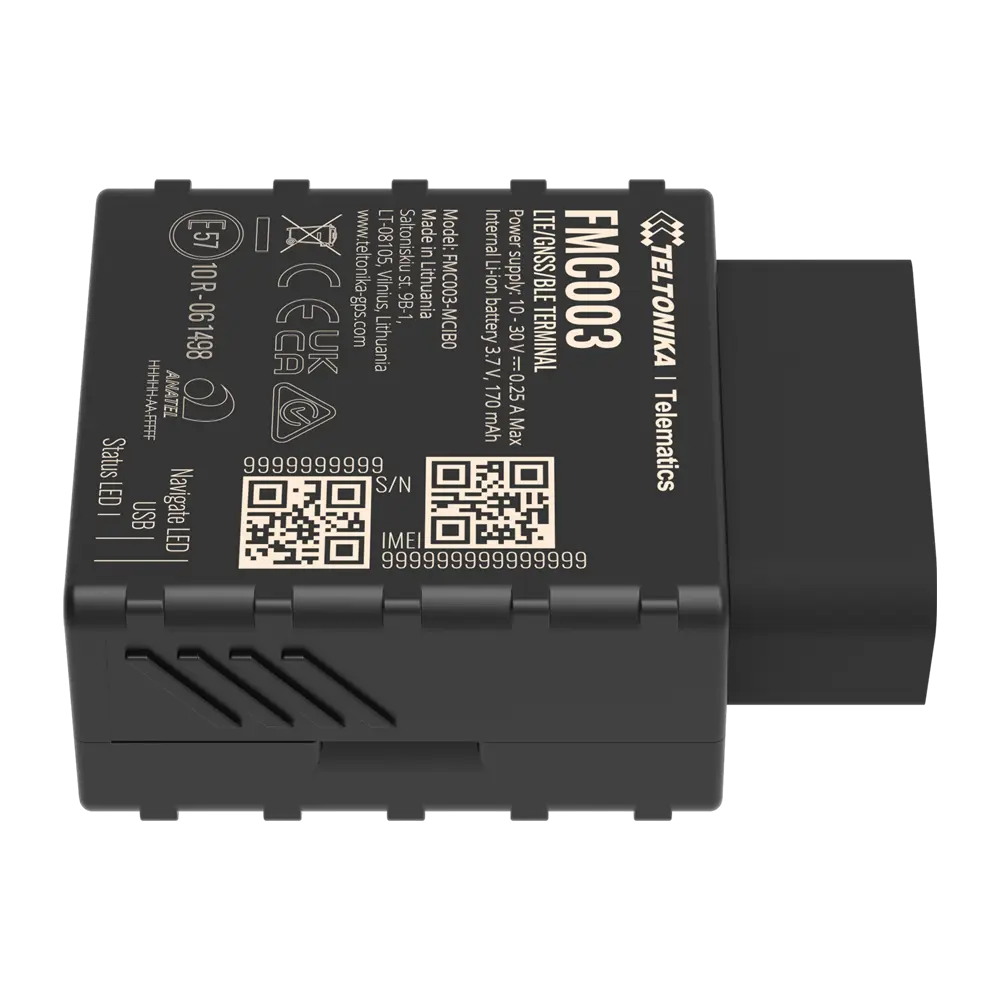 Teltonika - Tracker Plug & Play pour Véhicules Connexion OBD Teltonika