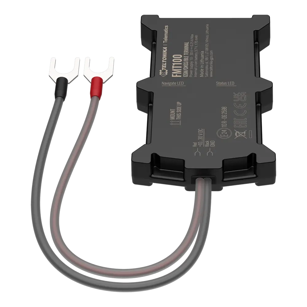 Teltonika - Tracker Plug & Play pour Véhicules Connexion à la Batterie du Véhicule Teltonika