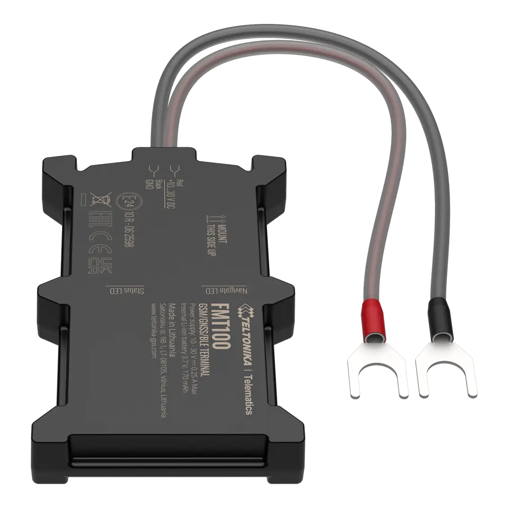 Teltonika - Tracker Plug & Play pour Véhicules Connexion à la Batterie du Véhicule Teltonika