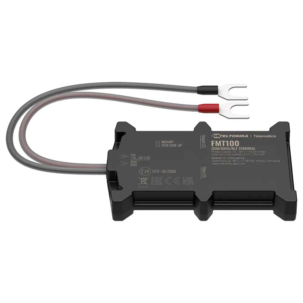 Teltonika - Tracker Plug & Play pour Véhicules Connexion à la Batterie du Véhicule Teltonika