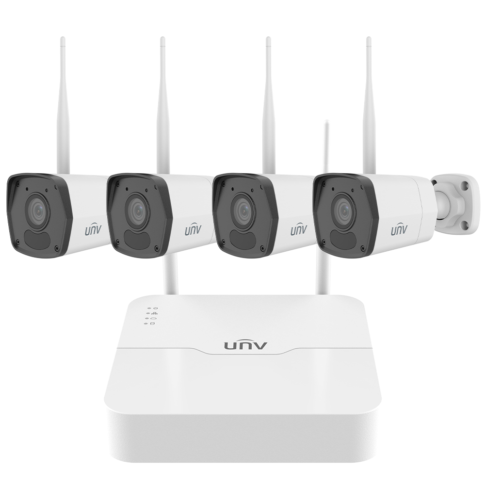 Caméras de surveillance Maison – Kit 4 caméras Full HD Wi‑Fi + Enregistreur