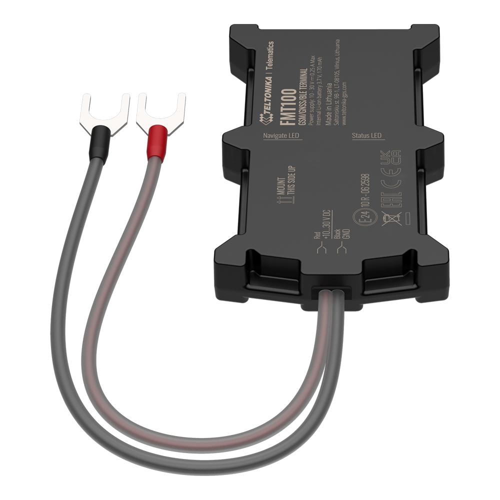Teltonika - Tracker Plug & Play pour Véhicules Connexion à la Batterie du Véhicule